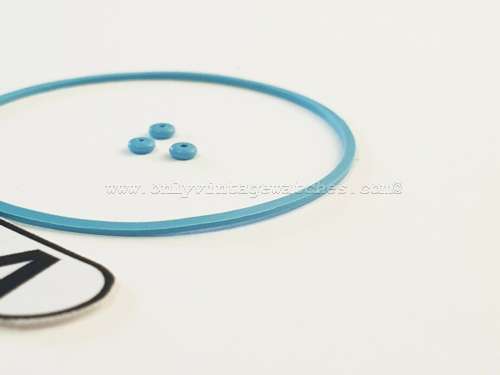 VTA BLUE Gaskets Seals for SEIKO 6139-6015 & 6139-6040 Chronograph EXACT FIT