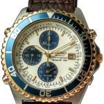 Vintage Seiko 7T32-7C20 Quartz Chronograph